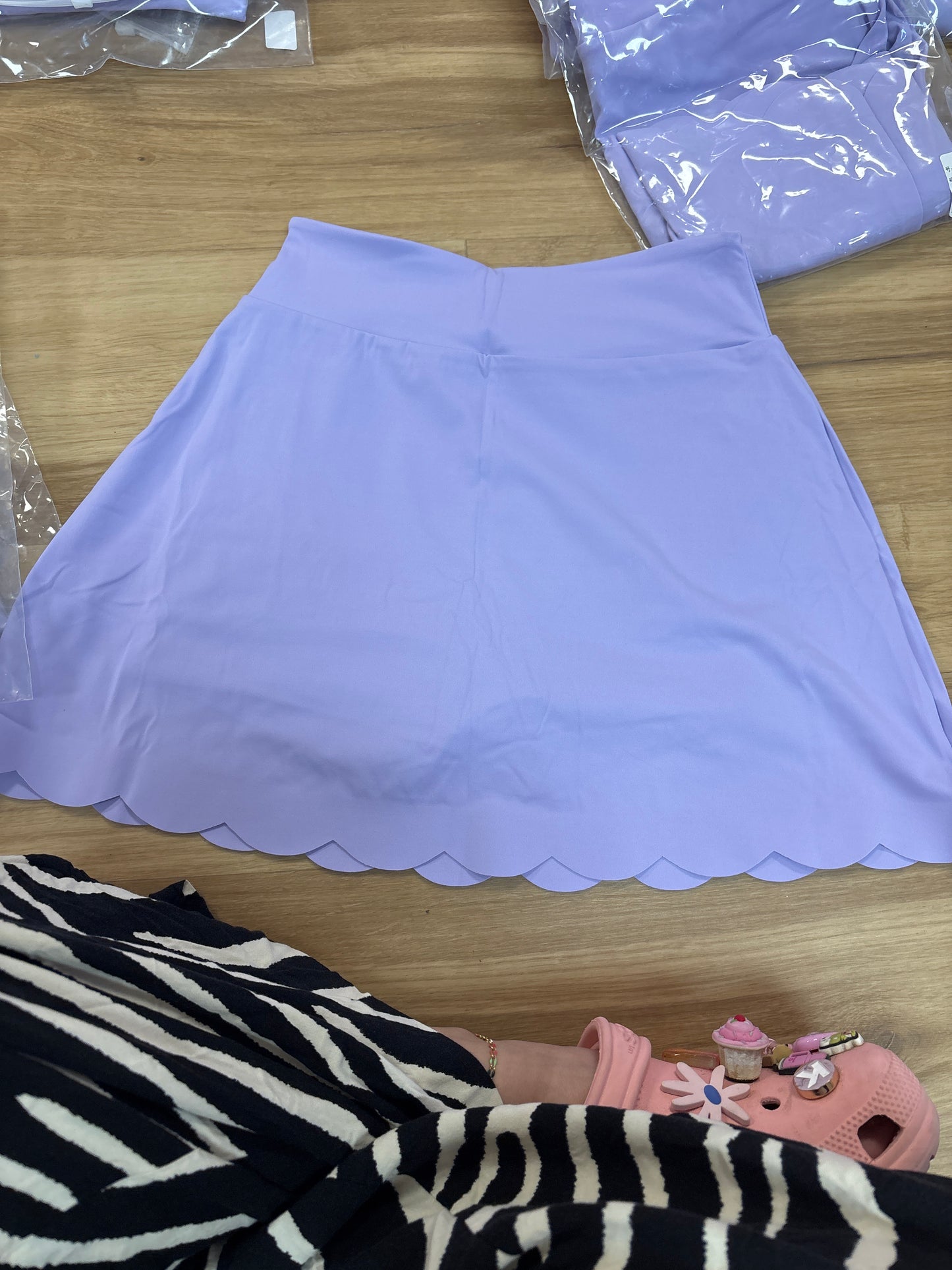 Wave Skort -Purple