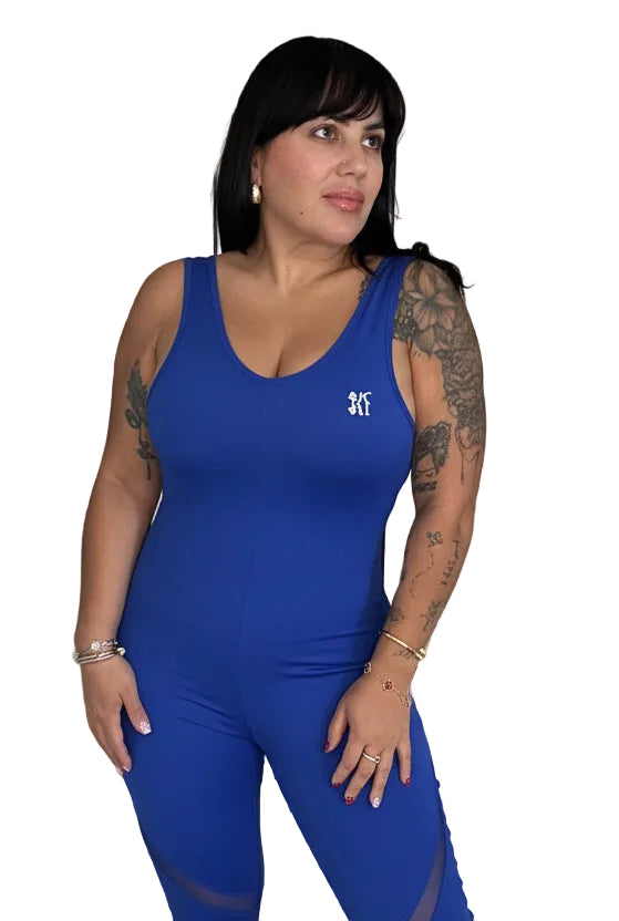Cassie Leotard in Royal Blue
