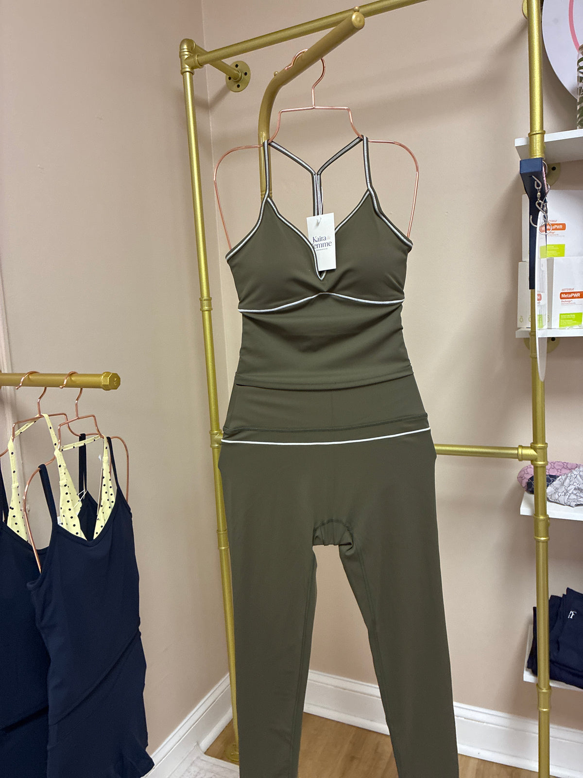 Abigail in Olive Green