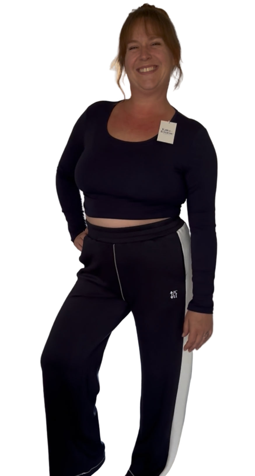 Veronica Jogger Set- Navy Blue