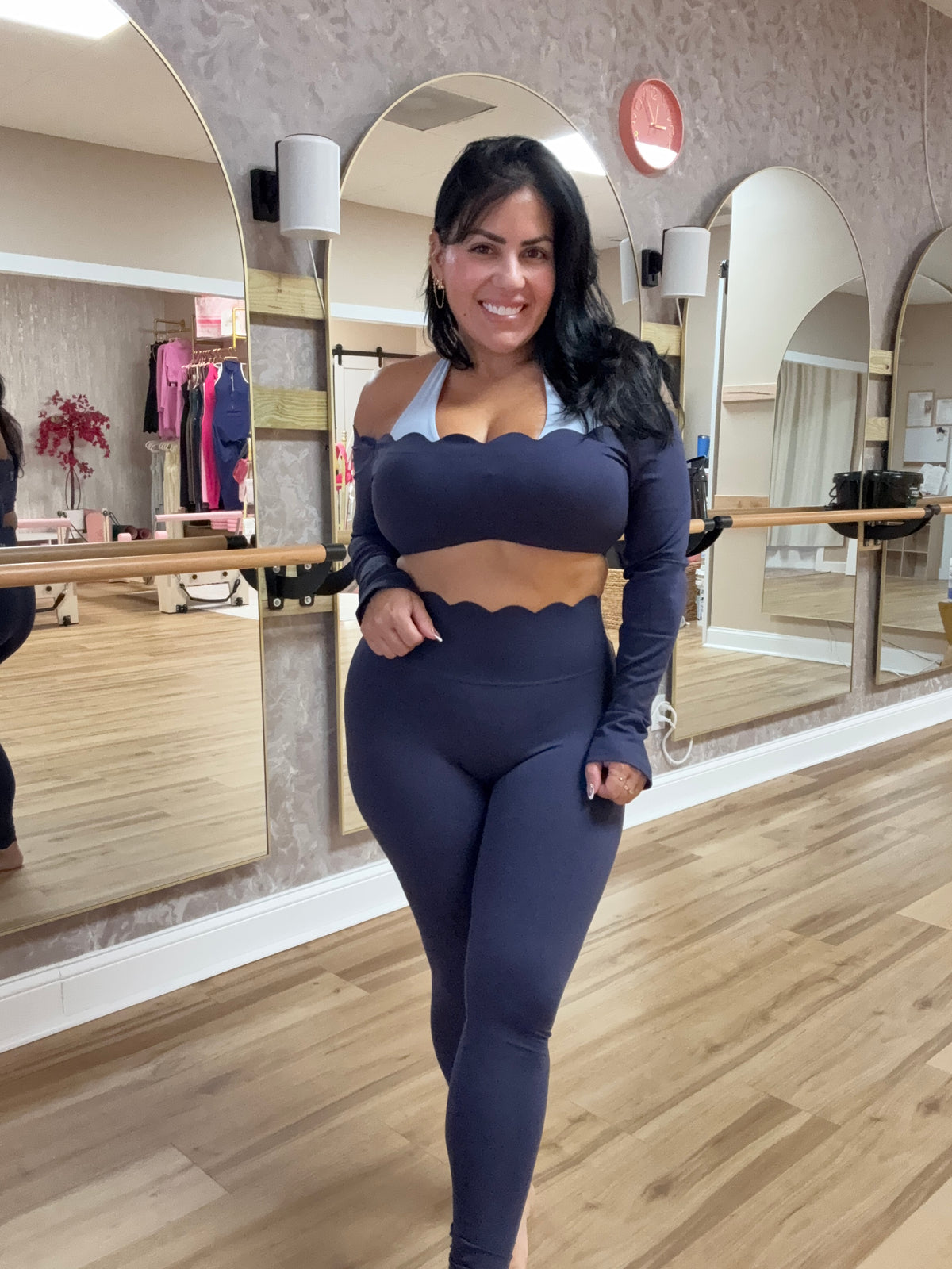 Ana Paula Sport Bra - 2 Tone Blue