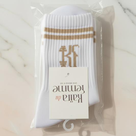 KF - Sand Beige Regular Socks