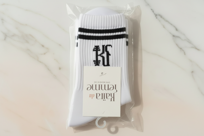 KF Black Regular Socks