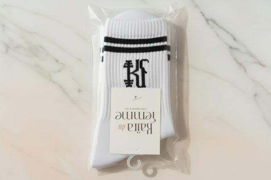 KF Black Regular Socks
