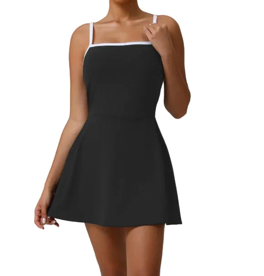 Elaine Skort Dress -Black