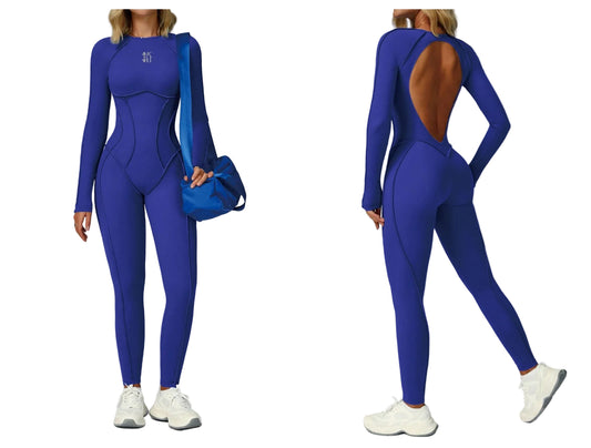 Sofia Silhouette Bodysuit- Royal Blue