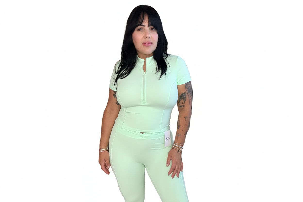 Marisol Set in Mint Green