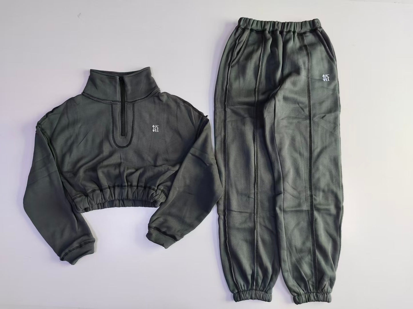 Ashley Jogger Set Dark Grey