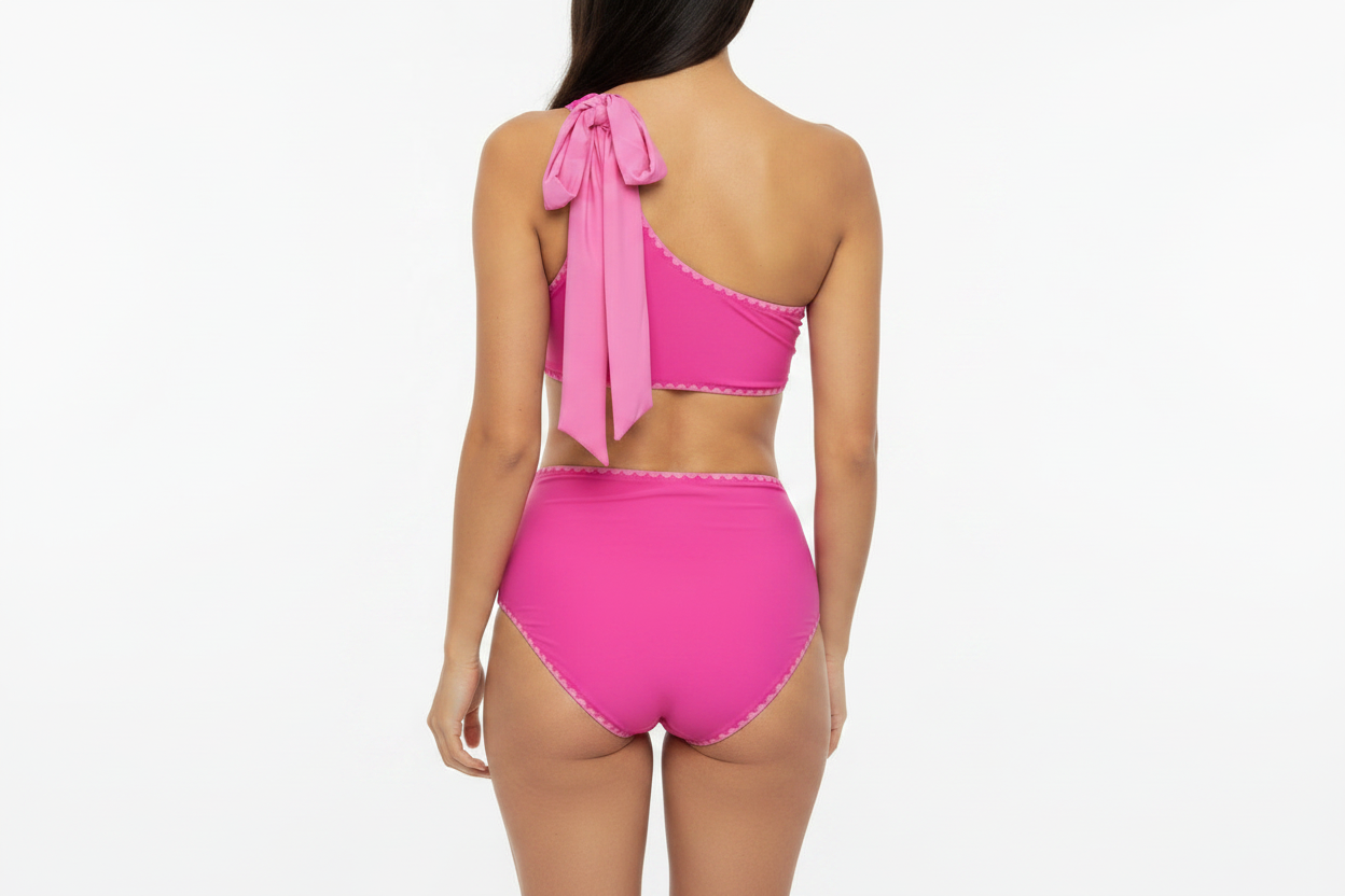 Bloom 2 Piece Swimsuit- Hot Pink