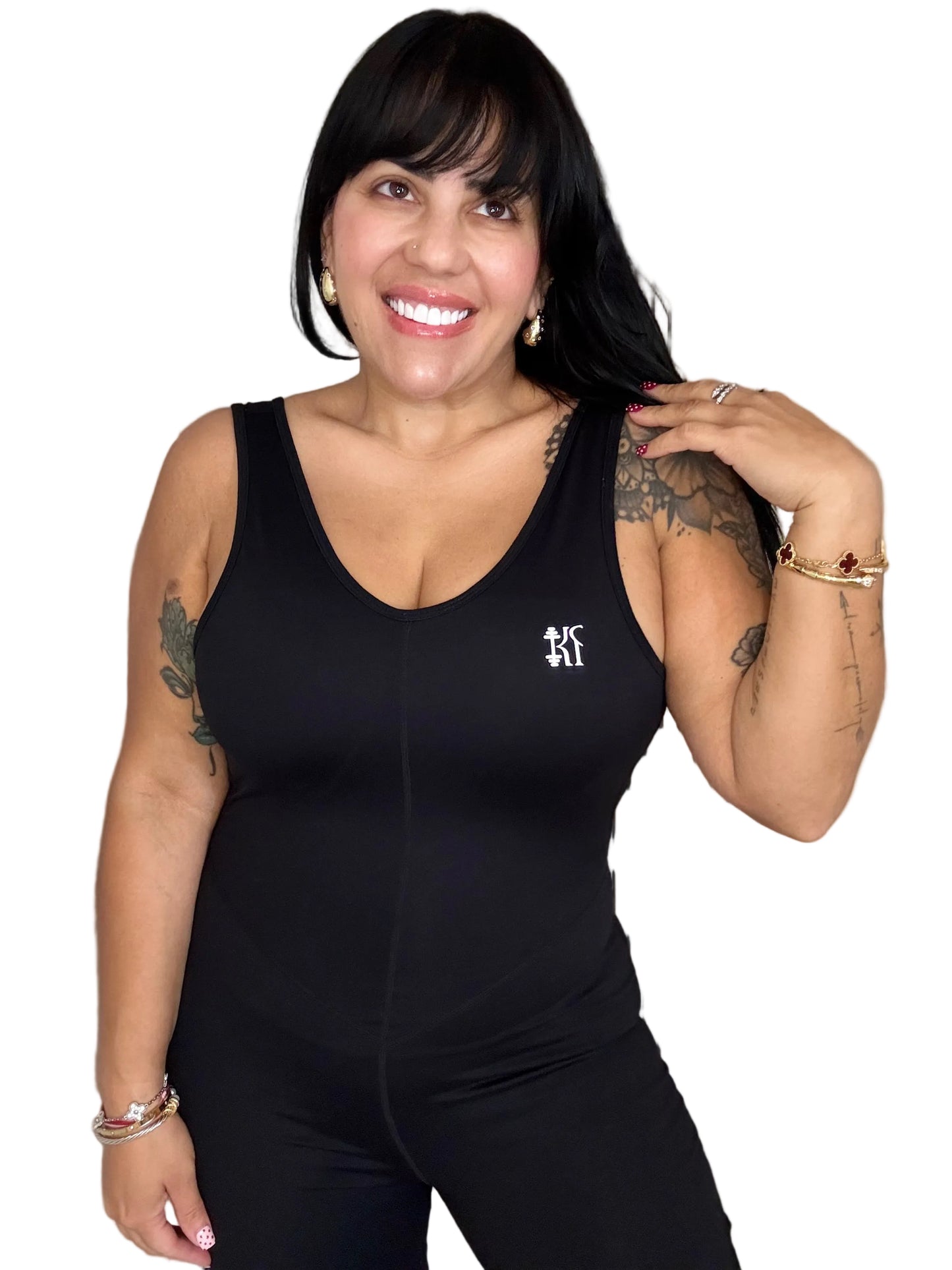 Cassie Leotard in Black