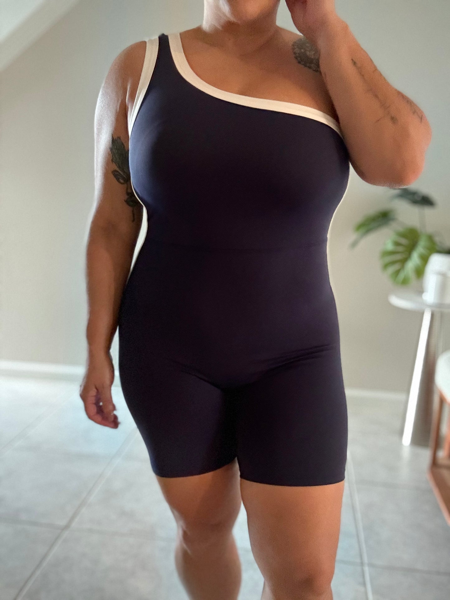 Victoria One Shoulder Jumpsuit