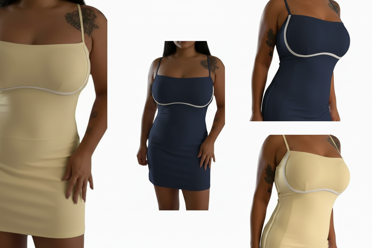 Natalie Skort Dress- Dark Blue