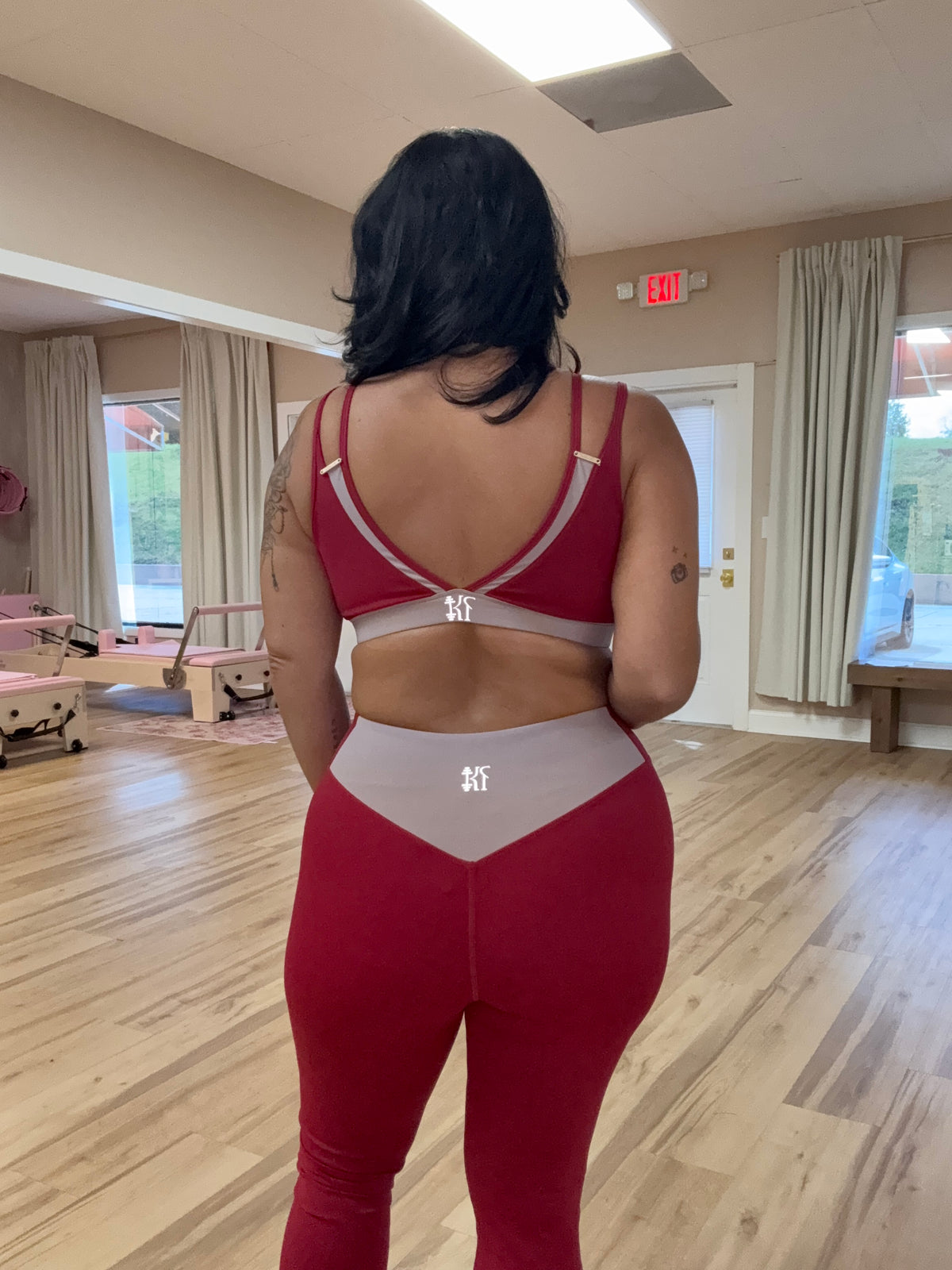 Karen Red/Beige Set