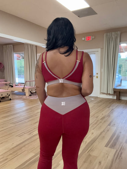 Karen Red/Beige Set