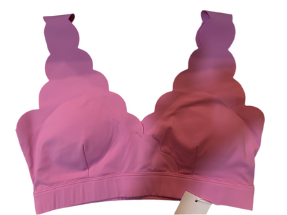 NEW!!! ELEVÉ - Alexandra V/U Shape Sport Bra - Bubblegum Pink