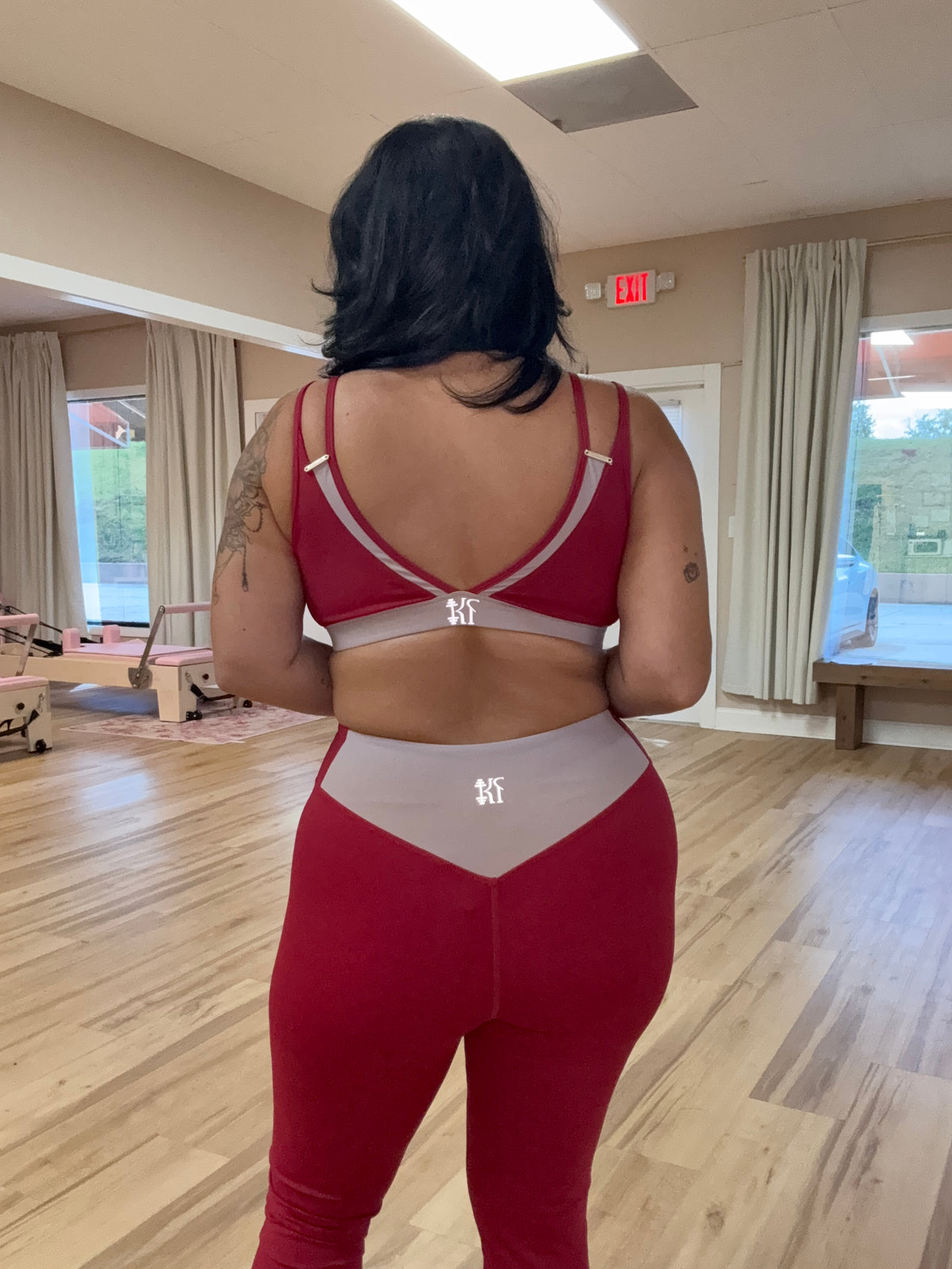 Karen Red/Beige Set