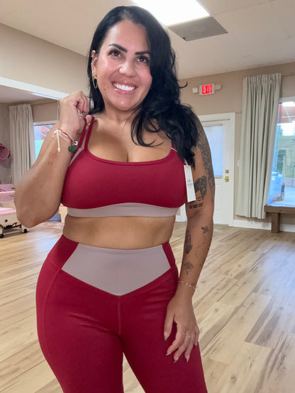 Karen Red/Beige Set
