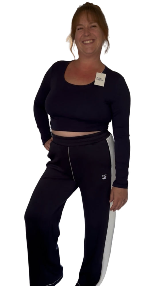 Veronica Jogger Set- Navy Blue