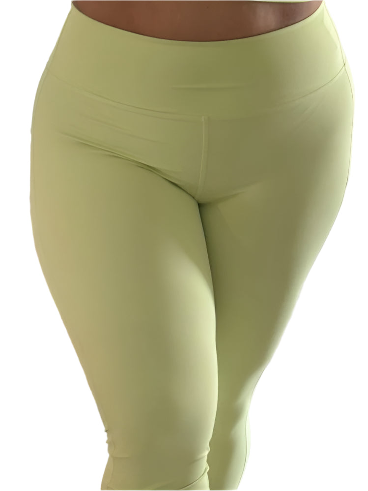 High Waist Straight Leggins (MULTIPLE COLORS)