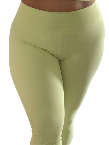 High Waist Straight Leggins (MULTIPLE COLORS)