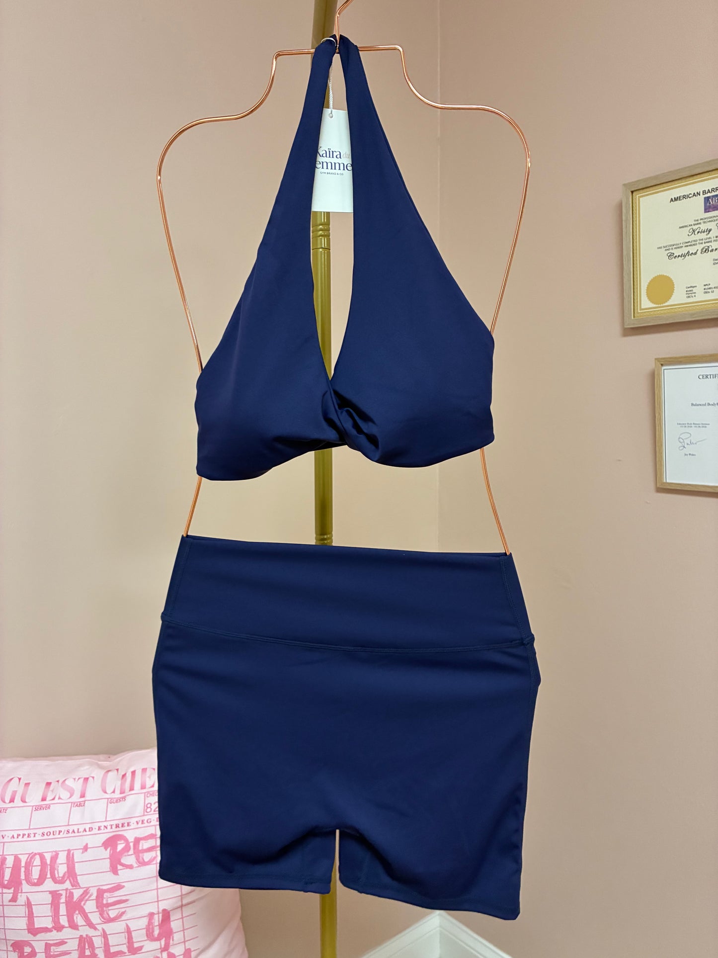 Mia Set - Short in Navy Blue