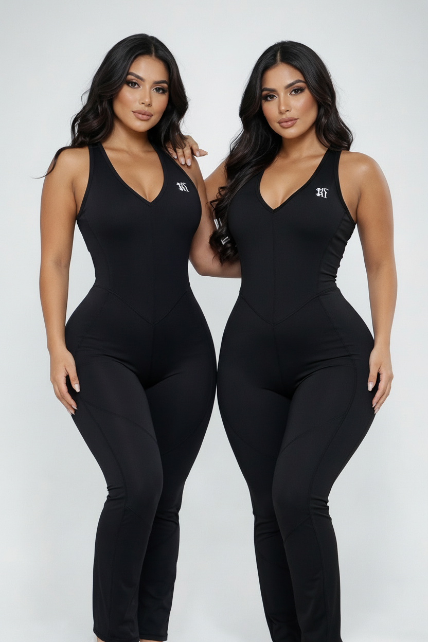 Cassie Leotard in Black