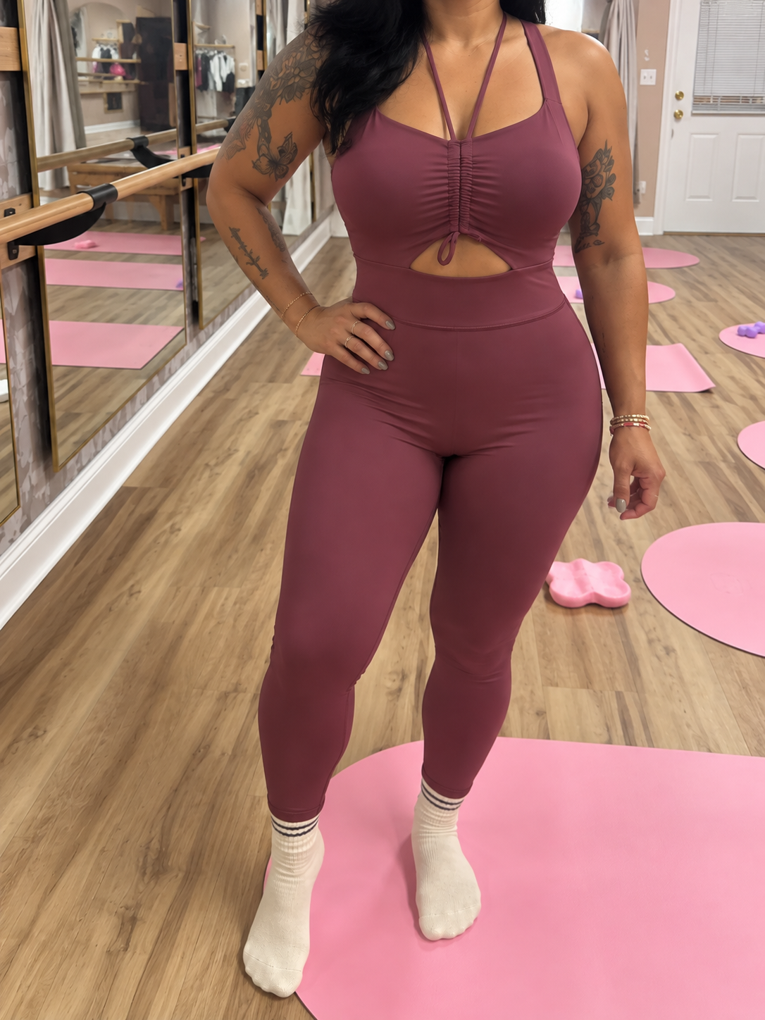 Ayda Bodysuit - Wine