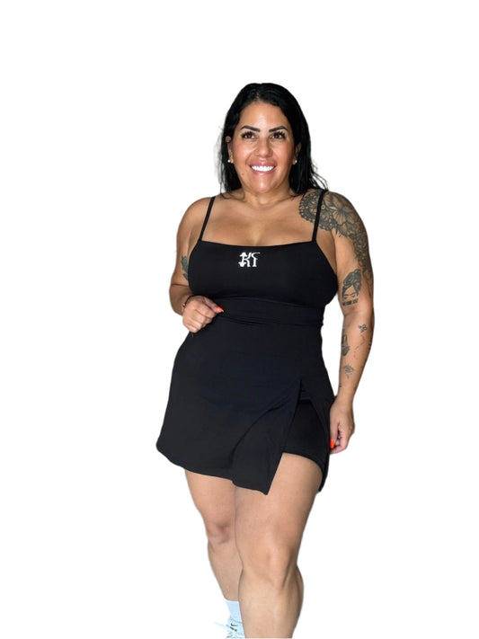BACK IN RESTOCK SOON !  Laly Skort Dress- Black