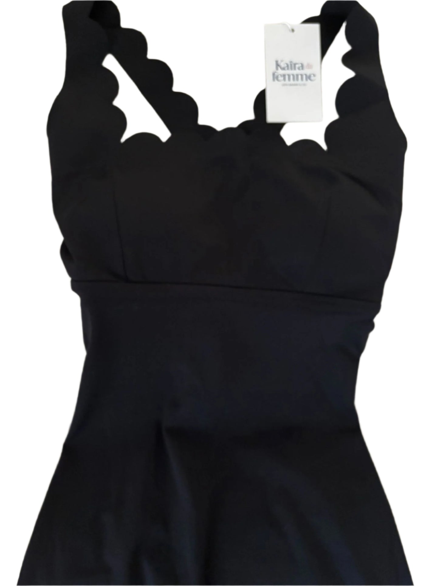 ELEVÉ- Lynelle Silluette Bodysuit ( Black & Hot Pink)
