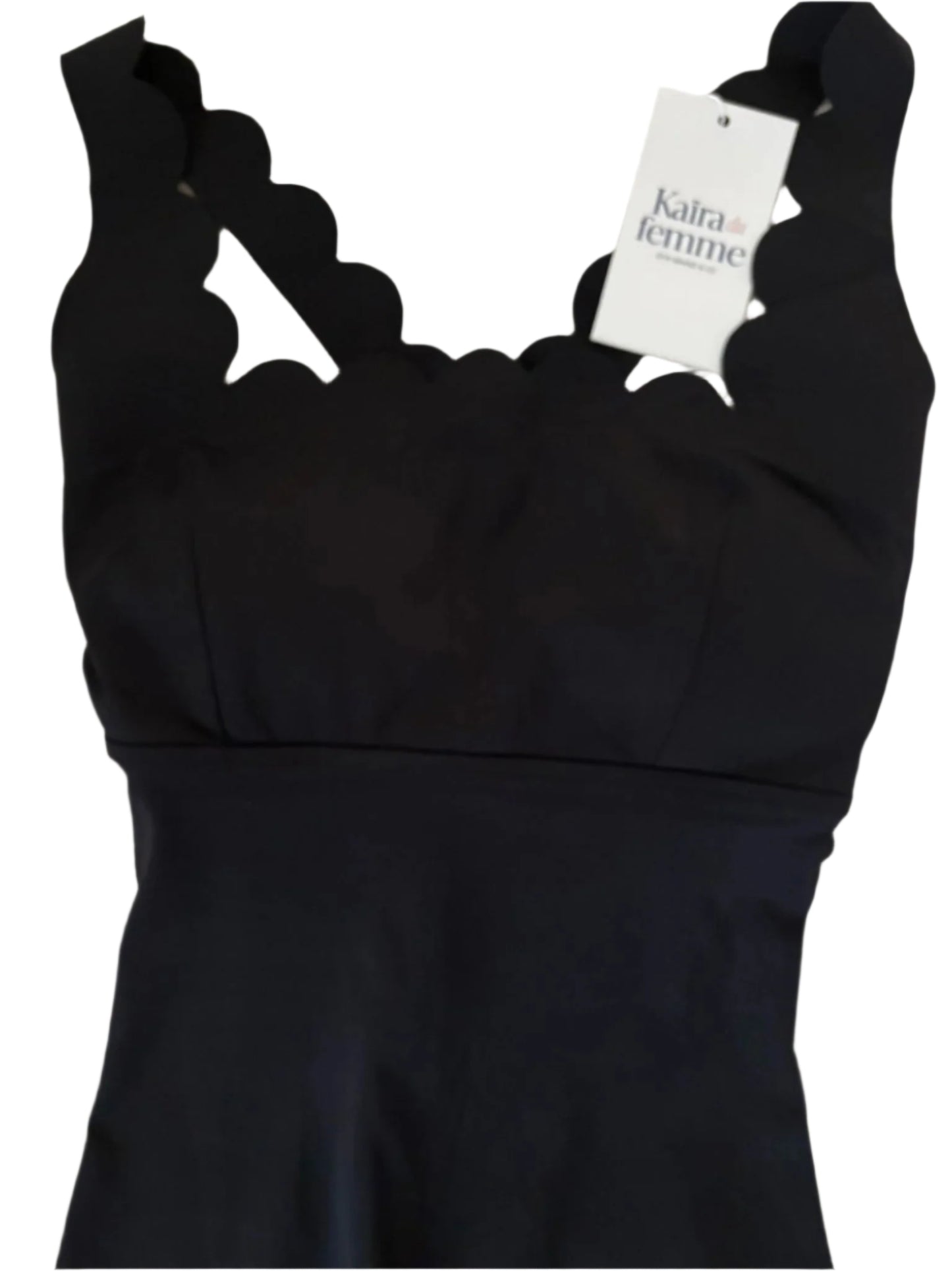 ELEVÉ- Lynelle Silluette Bodysuit ( Black & Hot Pink)
