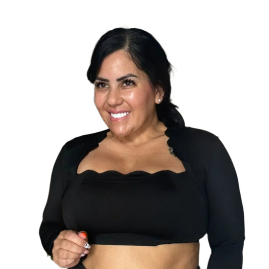 BACK IN RESTOCK SOON ! - ELVÉ- Roxy Long Sleeve Sport Bra