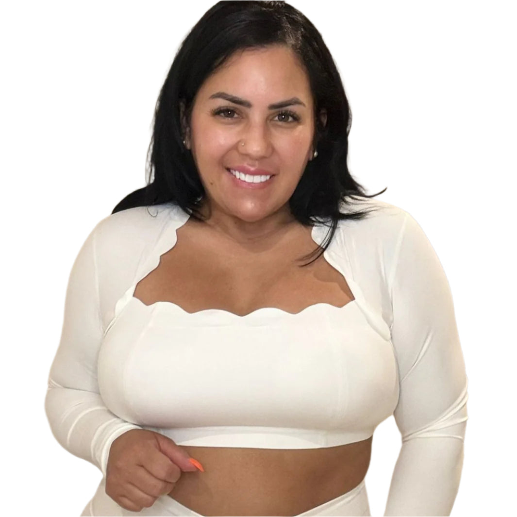 BACK IN RESTOCK SOON ! - ELVÉ- Roxy Long Sleeve Sport Bra