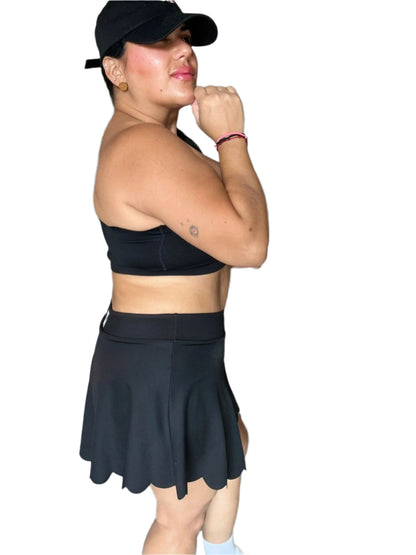 Wave Skirt- (Available Black)